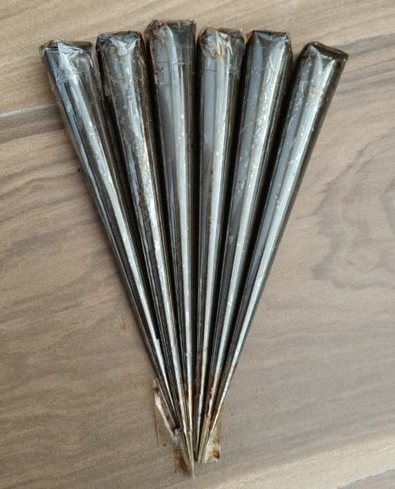 Mehndi Cone Pack Of 12 Natural Henna Designs Organic Handmade | Tanu Creation